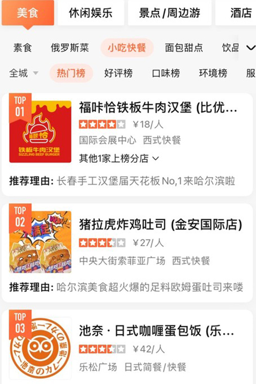 7月16日-哈爾濱-小吃快餐-熱門榜.jpg